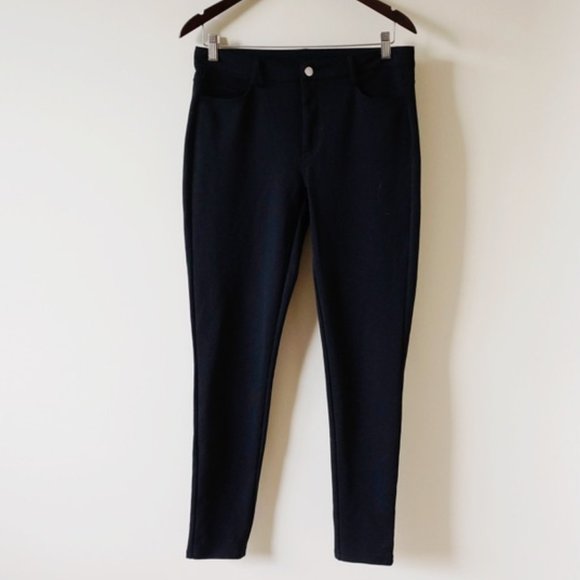 Michael Kors Black Straight Leg Knit Pants - Picture 4 of 8